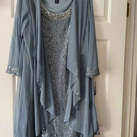 R&M Richard MOB dress, teal size 16 - Picture 7 of 13